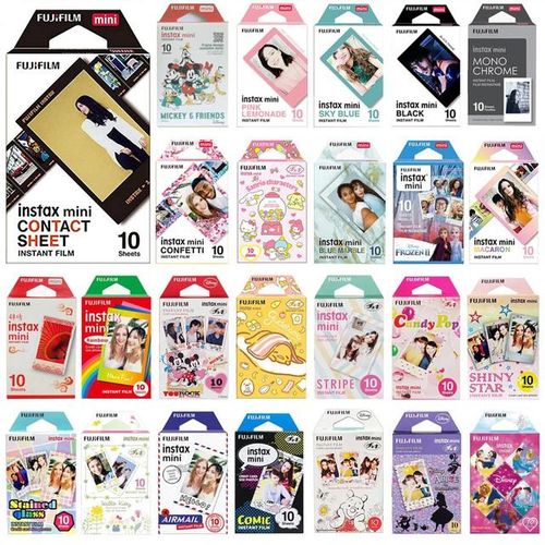 Fujifilm Instax Mini Film Optional Photo Frame 10-100 sheet Photo Paper For  Instax Mini 11 9 Instant 70 90 LiPlay Film Camera