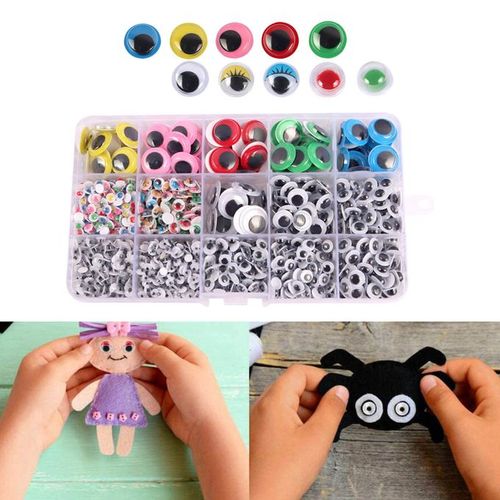 Generic 1120pc Giant Googly Wiggle Eyes Self Adhesive For Doll