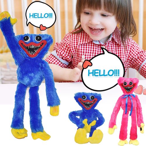 40cm Huggy Wuggy Stuffed Plush Toy Horror Doll Scary Soft Peluche Toys For  Children Boys Birthday Gift - AliExpress