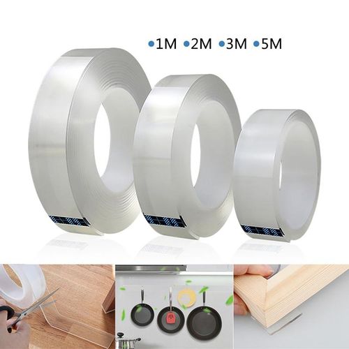 5M Nano Tape Double Sided Adhesive Reusable Removable Washable