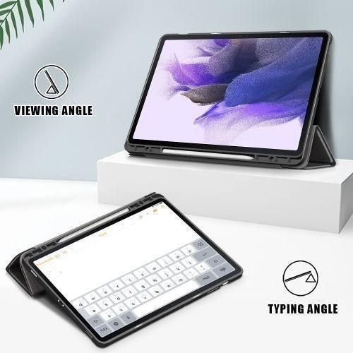 Generic Pouch Samsung Galaxy Tab S7 FE Smart Case With Space For S-Pen - image 2