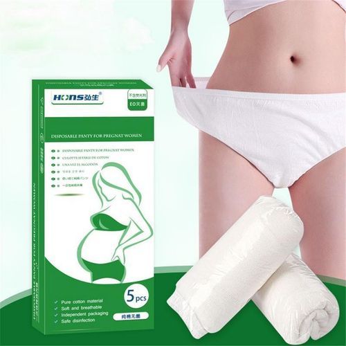 Cofoe Cotton Disposable Panties Pregnant Briefs Prenatal Postpartum  Underpants Travel Sterilized Underwear Menstruation Physiological Period Pants  Maternity Underwear Pants
