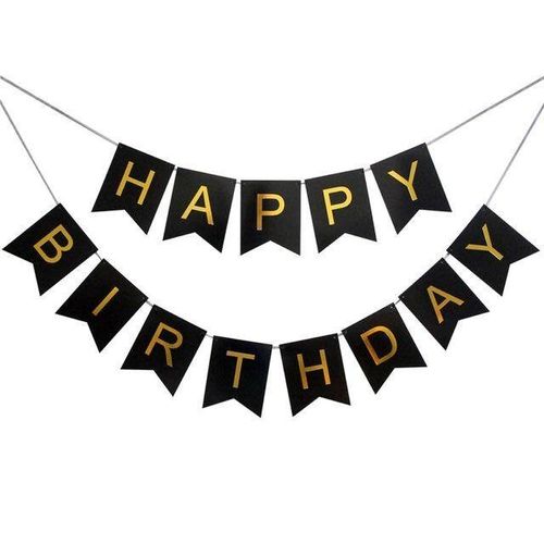 Generic 1 SET Paper Happy Birthday Party Bunting Banner Letter