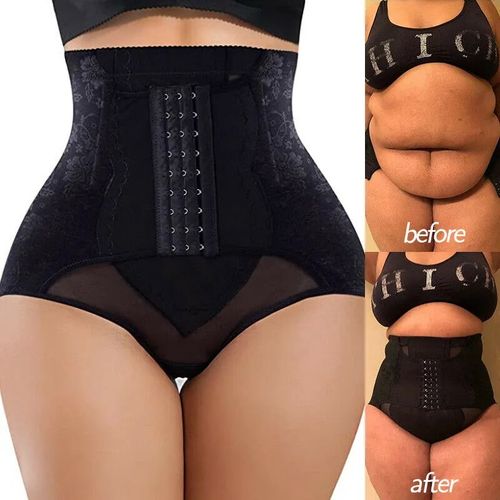 US Lady Boned Tummy Control Body Shaper High-Waist Trainer Thong