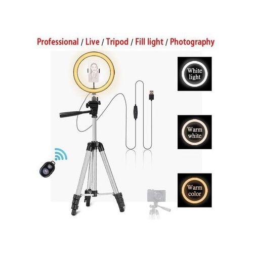 Generic 10Inch LED Ring Light Professional Camera Tripod Mobile