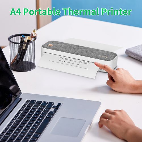 Peripage A4 Paper Printer Direct Thermal Transfer Wirless Printer Support 2''/3''/4'' Paper Width Printing PDF File, Size: 265, Blue