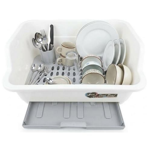 Generic Premium Kitchen Plate Rack & Dish Drainer With Removable Water Drip Tray – Heavy Duty Countertop Organizer