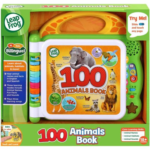 LeapFrog Learning Friends 100 Animals Book - Green - image 2