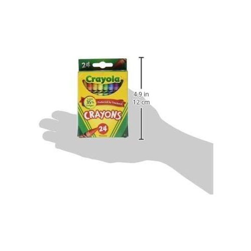 Crayola Bundle Original Crayons 24 in a Pack And 12 Colored Pre-Sharpened Pencils - image 4