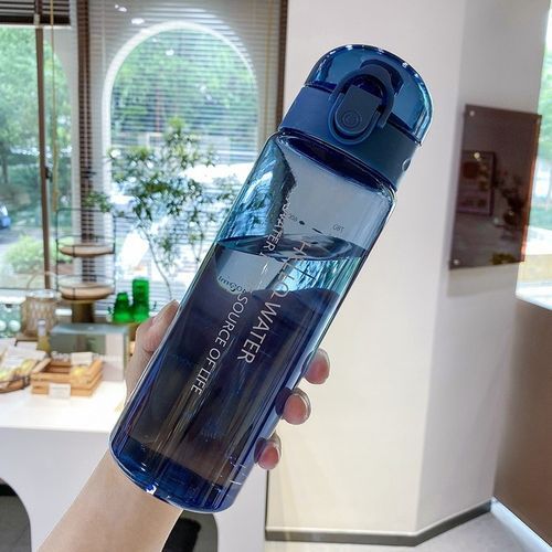 1 Liter Motivational Sports Leakproof Drinking Water Bottles