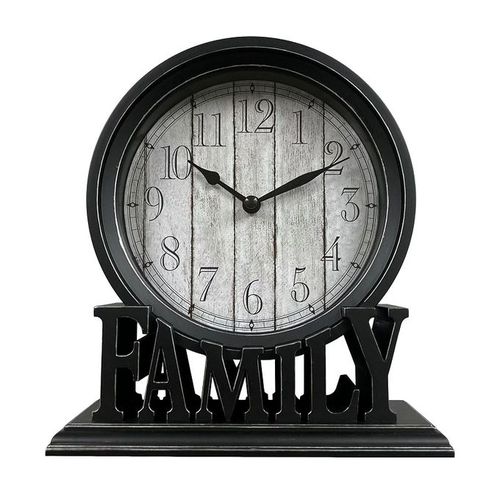 product_image_name-Generic-Round Table Clock On Family Stand-1