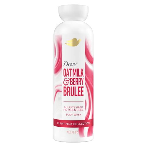 product_image_name-Dove-Plant Milk Cleansing Body Wash Oat Milk & Berry Brulee For Moisturized Skin Gentle Cleanser, No Sulfate Or Parabens, PH Balanced 17.5 Fl Oz-1