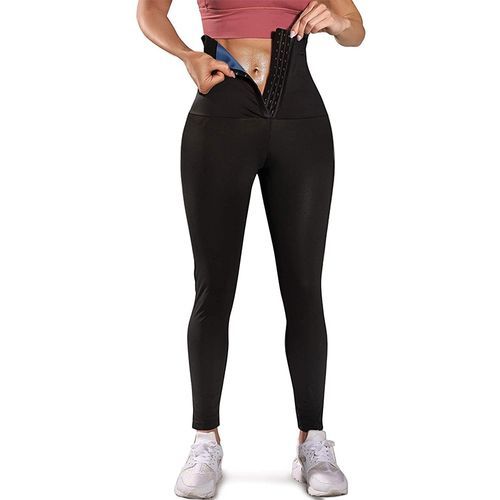 L) Womens Thermo Body Shaper Pants- Hot Slimming Compression