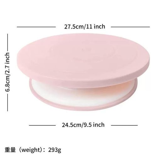 product_image_name-Generic-Cake Decorating Turntable Baking Cake Rotary Table Plastic Round Plate-5