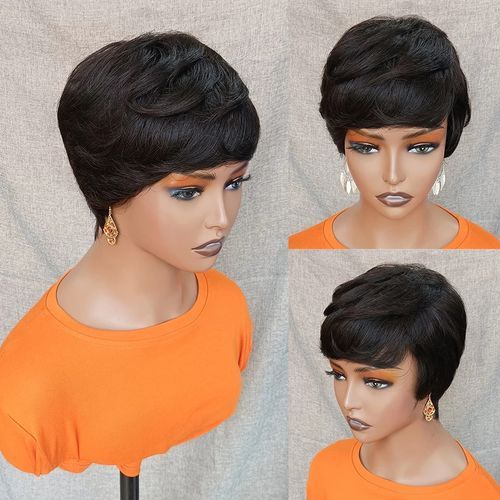 product_image_name-Generic-Hair Wig Short Hair Wig Natural Colour-1