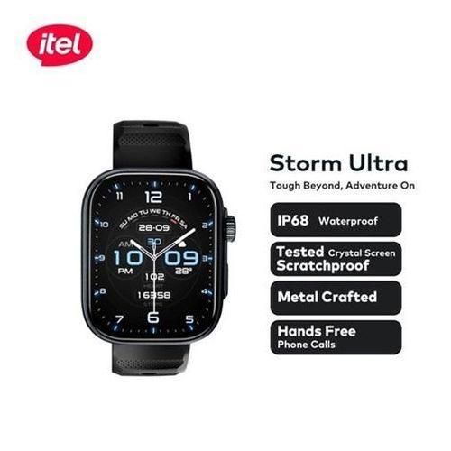 itel Storm Ultra 2.02" HD Display Wireless Calls Scratch & Water-Proof Smart-Watch  - image 2
