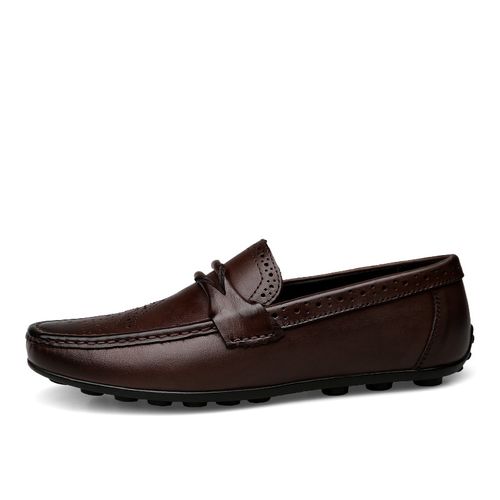 mens slip on moccasin shoes