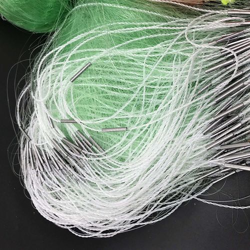 Generic 100M/80M Thick Gillnet 3-layer Fishing Net Green Silk Fishing Gear  Accessories Fishing Network Fishnet Plastic Float