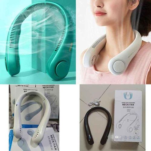 product_image_name-Generic-Portable Vaneless Hanging Neck Fan With 360° Air Outlet-1
