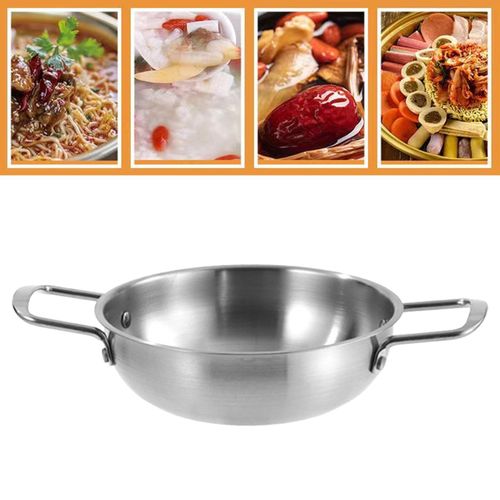 Ramen Pot, Stainless Steel Korean Style Ramen Cooking Pot With Lid