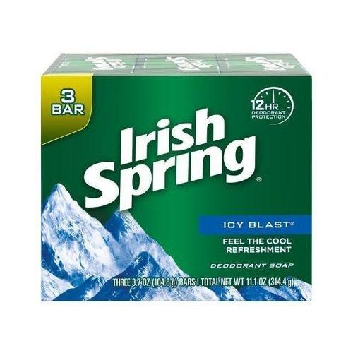 Irish Spring Icy Blast Soap - (3 Pieces)