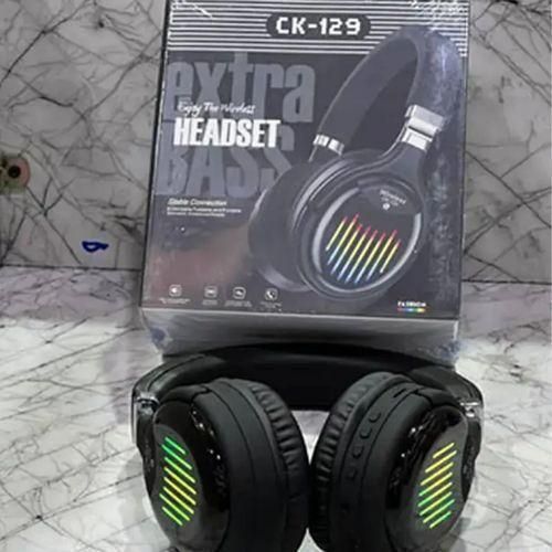 Generic Latest CK129 Wireless Bluetooth Noise Cancelling Headphone Headset - Black - image 4