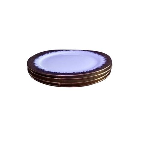 Generic Luxury Dinner Plate Set with Gold Trim (4-Piece) - image 2