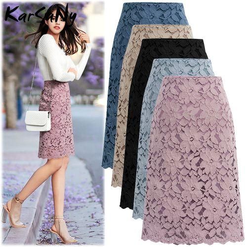 Fashion Women Aline Skirt Lace Elegant Office Skirts Womens Black Pencil Velvet Skirt Jumia Nigeria
