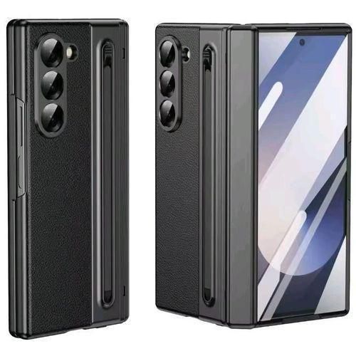 product_image_name-Generic-Samsung galaxy z fold 7 5G leather Hinge protective Case with s pen -1
