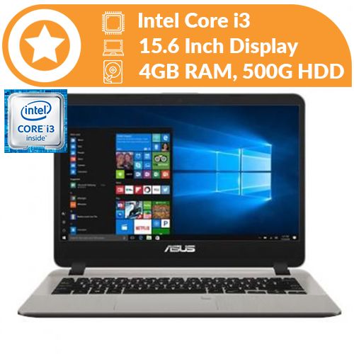 X543UA Intel Core I3 4GB RAM 500GB HDD 15.6-inch HDD Win10