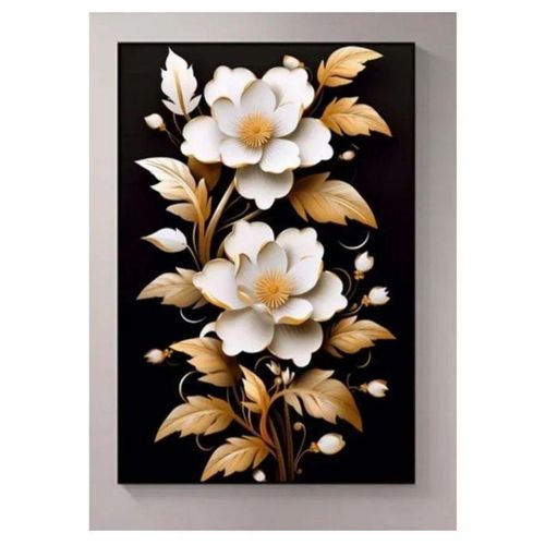 Generic Luxury Golden Blossom Wall Art