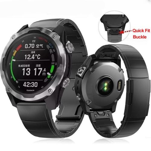 Titanium Band QuickFit 26mm For Garmin Watch Fenix 7X 7 6 6X Pro