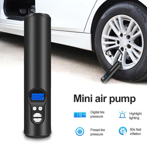 Tyre Inflator Cordless Portable Compressor Digital Car Tyre Pump 12V 150PSI Rechargeable  Air Pump for …