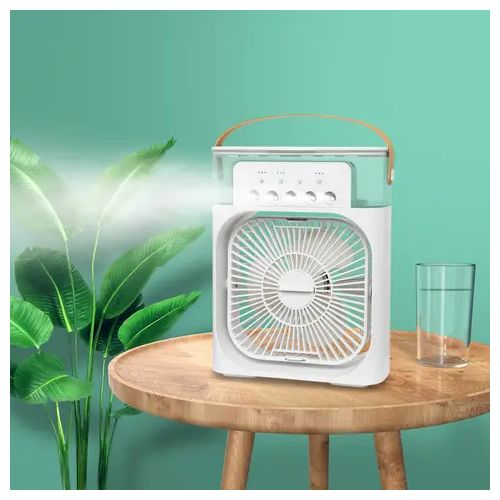 product_image_name-Generic-Rechargeable Portable Table Top Mini Fan With Led Light-2