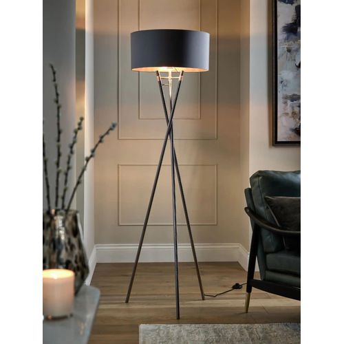 product_image_name-Generic-Modern Tripod Floor/Bedside Lamp – Elegant Black Standing Light-1