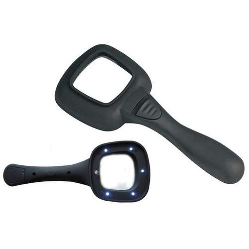 product_image_name-Generic-2pcs-Hand Held Optical Grade Magnifying Glass With 6 Led Lights-4