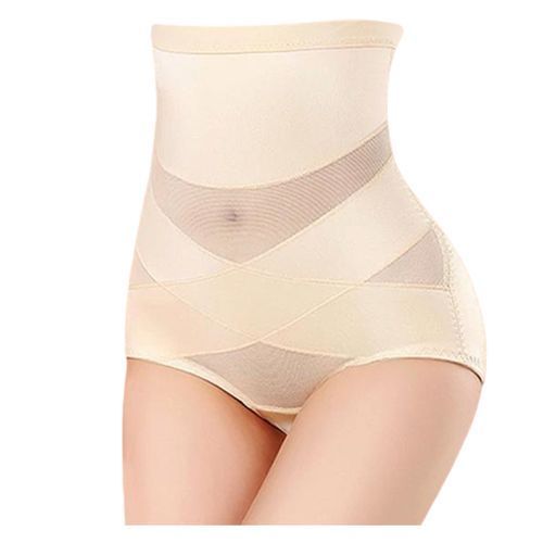 Women High Waist Panty Cross Compression Abs Shaping Pants Slimming Body  Shaper