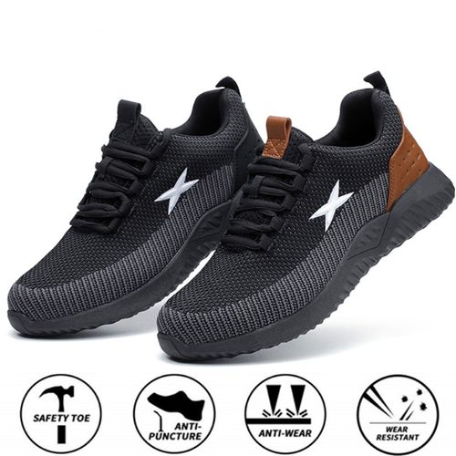 Fashion Safety Work Shoes For Men Steel Toe Cap Boots Big Size 48 ...