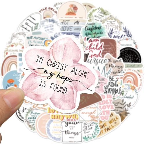 50pcs Inspirational Stickers for Laptop, Waterproof Nigeria