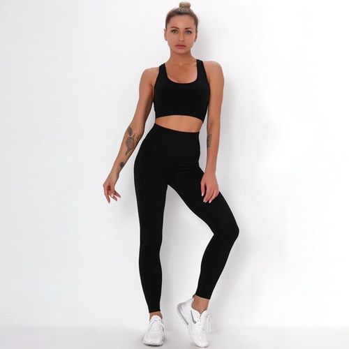 Generic Seamless Yoga Set Women Sport Set Workout Clothes For Women