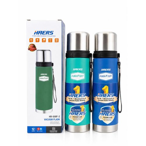 Haers Vacuum Flask For Hot & Cold Water Flask - 500ml - image 2
