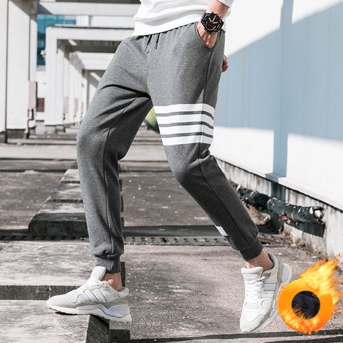 Thick grey joggers shop