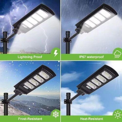 Generic LED 2000w Solar Street Light With Pole - image 2
