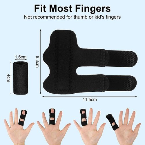 Generic 12 Pieces Finger Splint Set for Little Finger Middle Finger ...