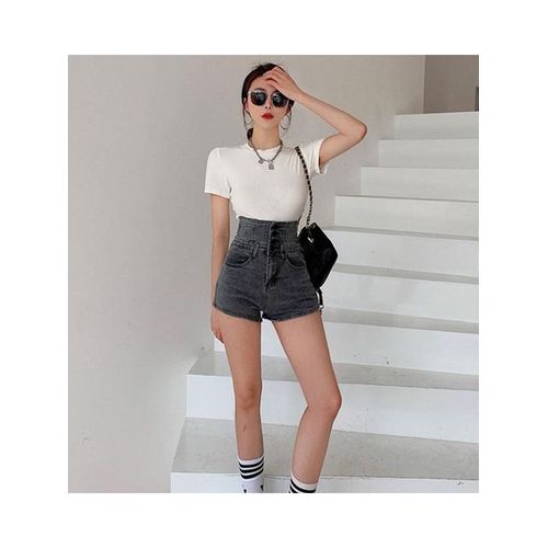 Generic Bandage Denim Shorts Women Streetwear Y2k High Waist Lace Up Jeans Short Summer Korean Harajuku Slim Casual Hot Pants Jumia Nigeria