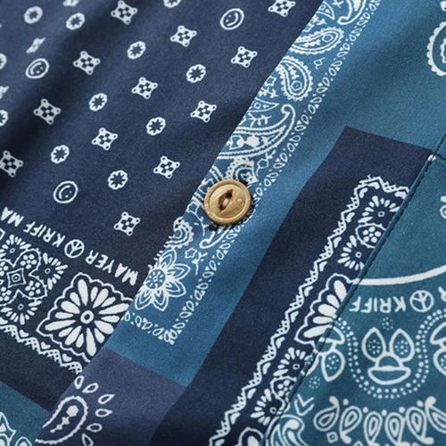 product_image_name-Generic-Harajuku Men Shirt Turn-Down Collar Vintage Cashew Print Loose Type Bandana Shirt Paisley Shirts Summer Short Sleeve Men Blouse-6