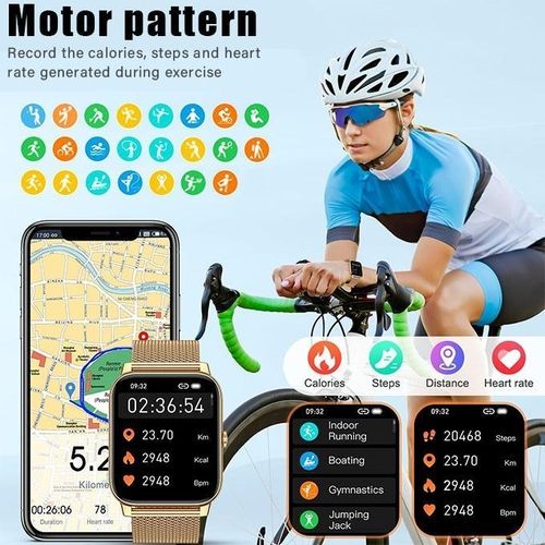 Generic 2.2-inch HD waterproof scratch-resistant smartwatch (all phones compatible) - image 6