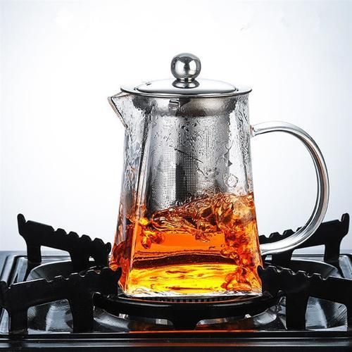 Glass Teapot Gas Stove Induction Cooker Water Kettle With Filter