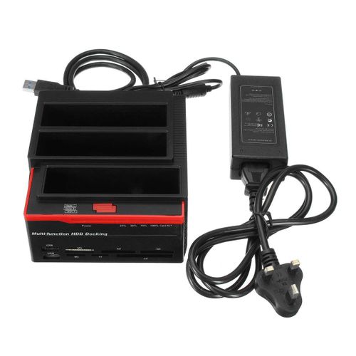 USB 3.0 Quadruple SATA HDD Clone Dock