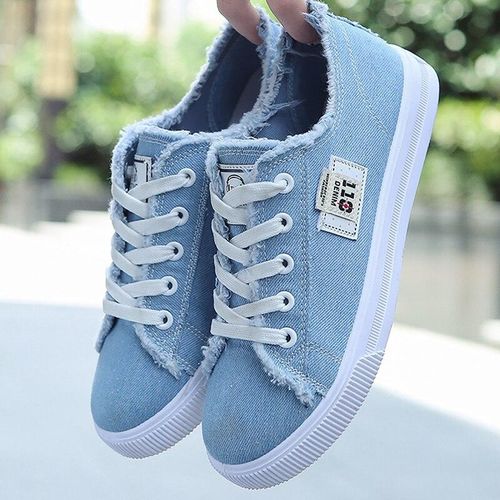 Denim canvas shoes discount